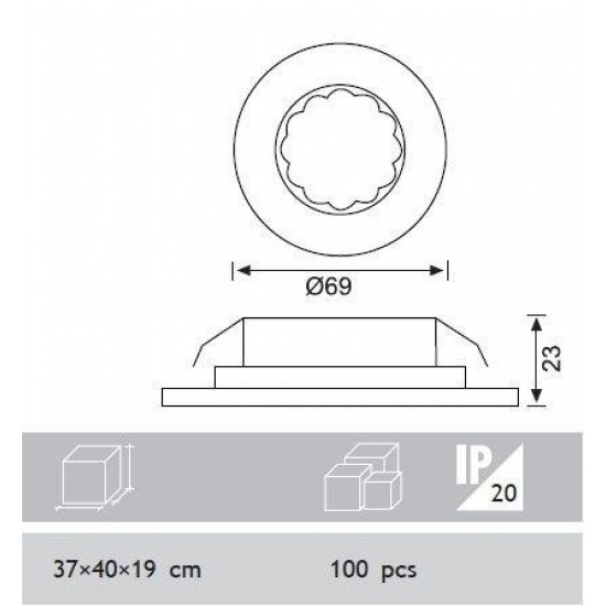 Jupiter LED Spot Trafolu LW966 - Gün Işığı