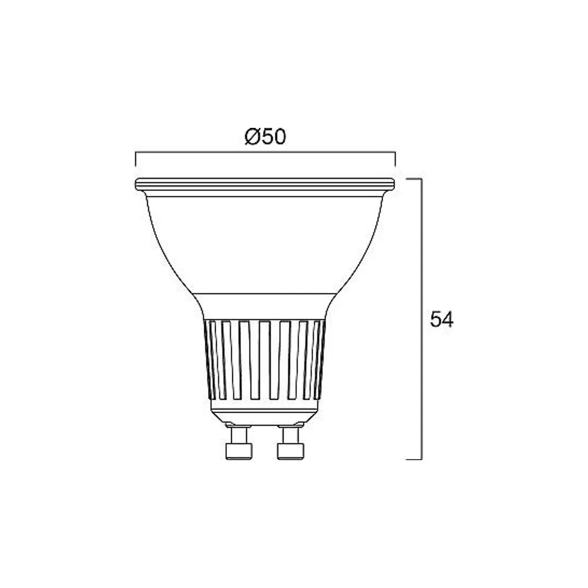 0030615 REFLED ES50 6500K GU10