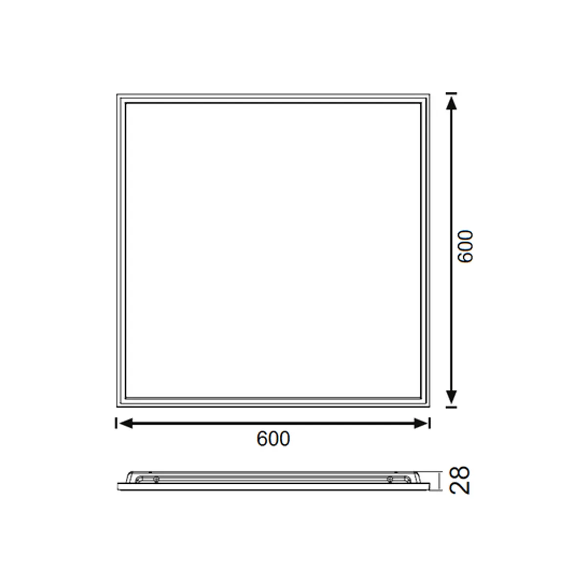 Backlight LED Panel (3000K) - Görsel 2
