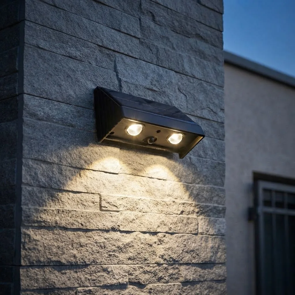ACK Solar PC LED Bahçe Armatürü - Görsel 2