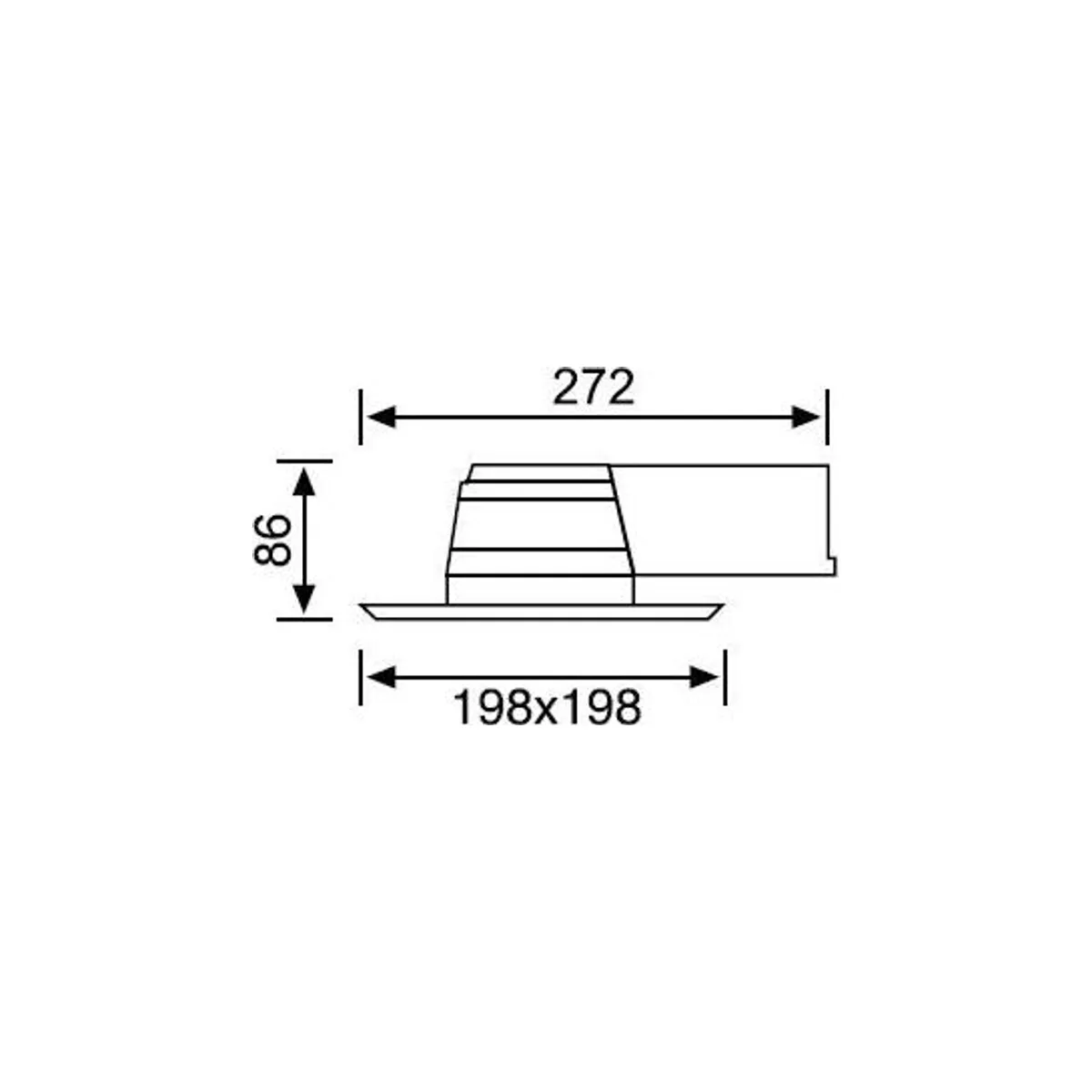 JD557 6 inch Pc Camli Downlight