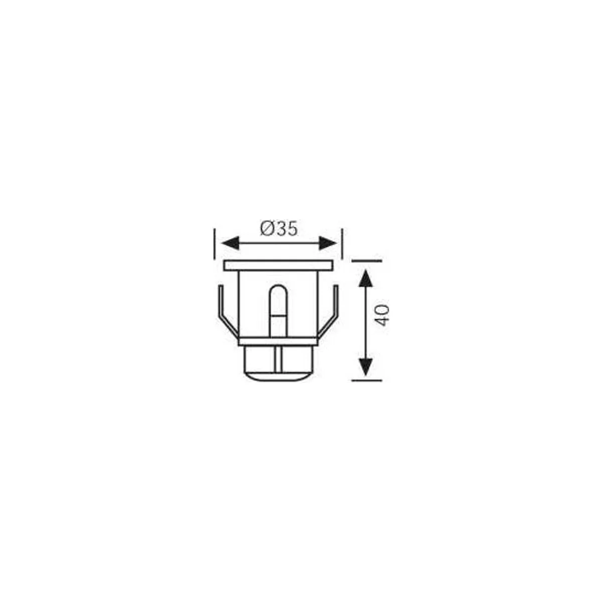 LG980 LED Deck Armatürü (3000K) - Görsel 2