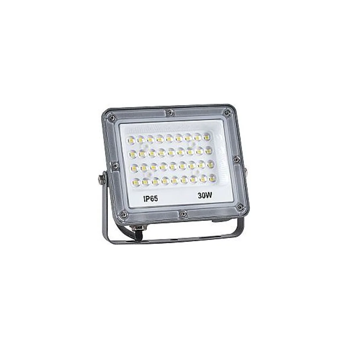 LP502 B 30W Lensli Metalik Gri Led Projektör 6500K