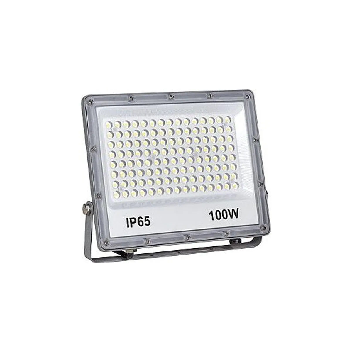 LP504 B 100W Lensli Metalik Gri Led Projektör 6500K